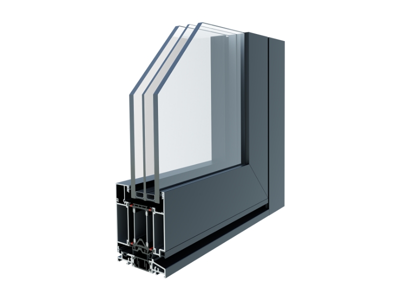 System drzwi aluminiowych DECALU 88 DOORS