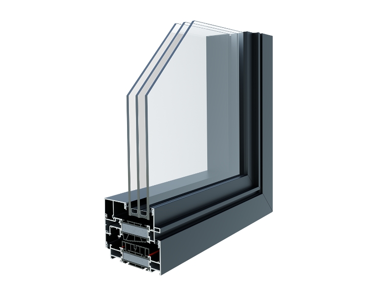 System okien aluminiowych DECALU 88 NEW STEEL